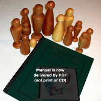 105 - 13-figure set with a notation that pictured manual is now provided digitally